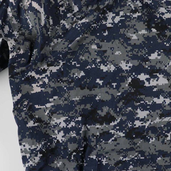 Authentic 2000'S US military camouflage pattern NWU digital camo military Gore-Tex parka, made in the USA, MEDIUM-X-LONG, equivalent to a men's M. Nylon navy blue type Vintage Second Hand