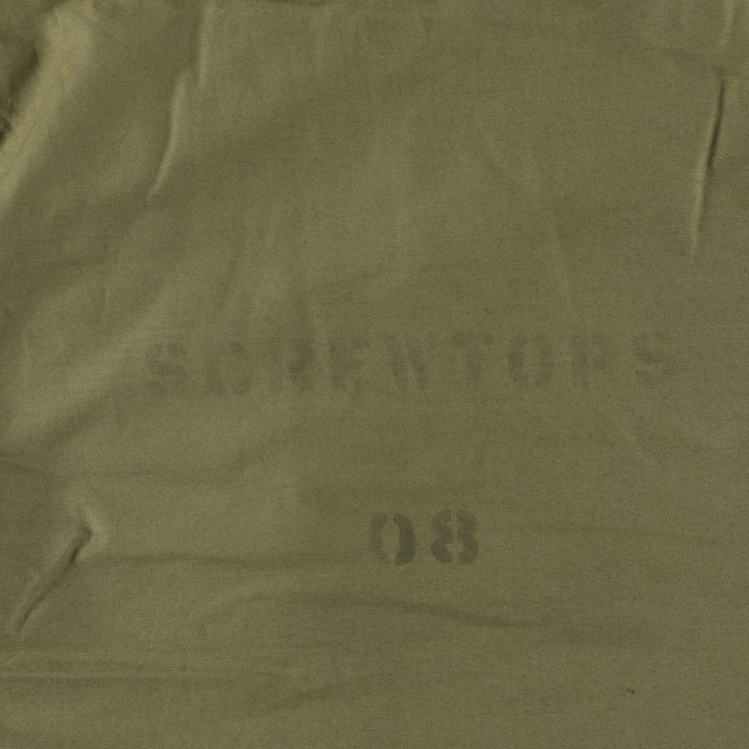 US Navy A-2 Deck Jacket with Back Stencil, Men's Size Medium unclear Khaki type Vintage Second Hand