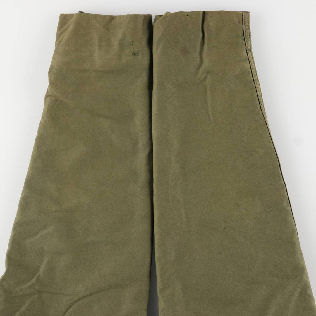 US Navy A-2 Deck Jacket with Back Stencil, Men's Size Medium unclear Khaki type Vintage Second Hand