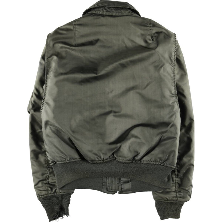 70's US military actual product CWU-45 Aromatic polyamide Khaki type Vintage Second Hand