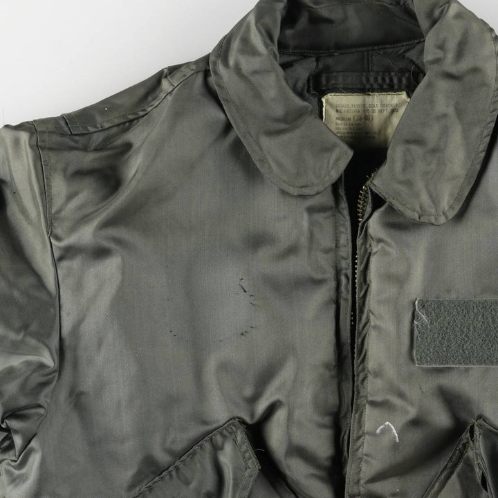 70's US military actual product CWU-45 Aromatic polyamide Khaki type Vintage Second Hand