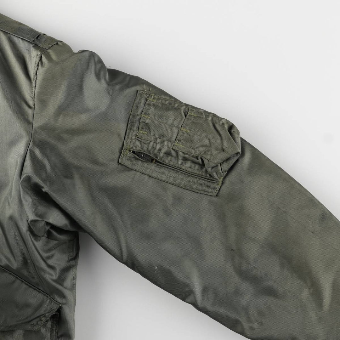 70's US military actual product CWU-45 Aromatic polyamide Khaki type Vintage Second Hand