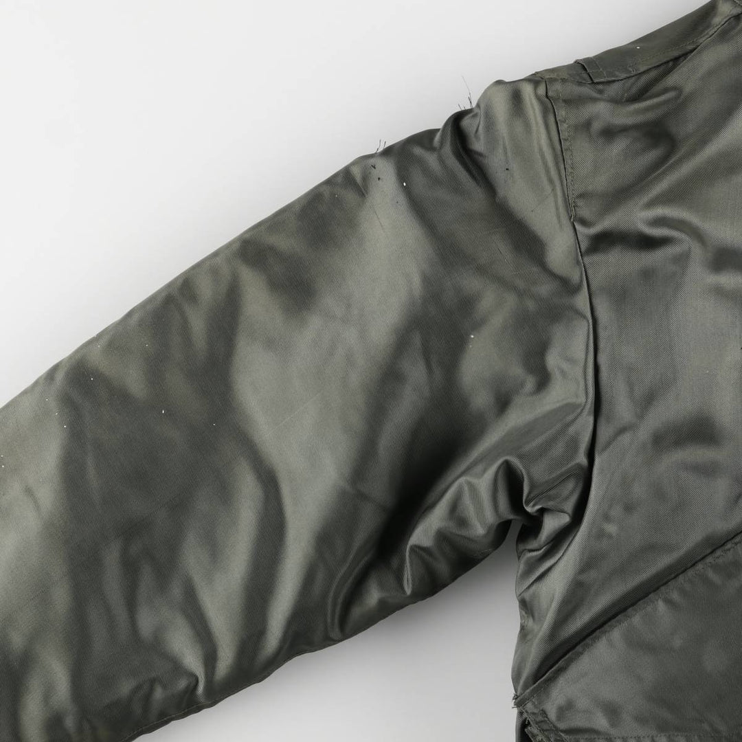 70's US military actual product CWU-45 Aromatic polyamide Khaki type Vintage Second Hand