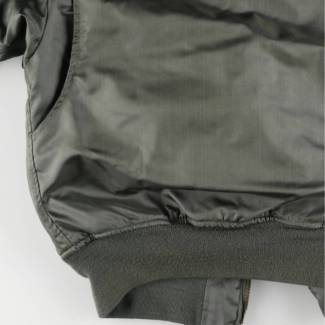 70's US military actual product CWU-45 Aromatic polyamide Khaki type Vintage Second Hand