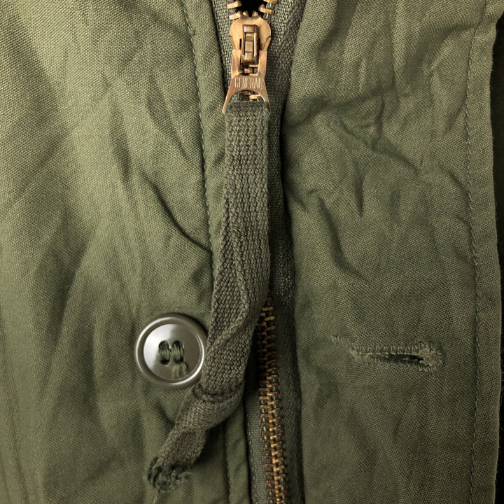 Authentic 1970'S US Navy A-2 Military Deck Jacket, Made in USA, Small (34-36), Men's Size Small, Vintage Nylon Khaki type Vintage Second Hand