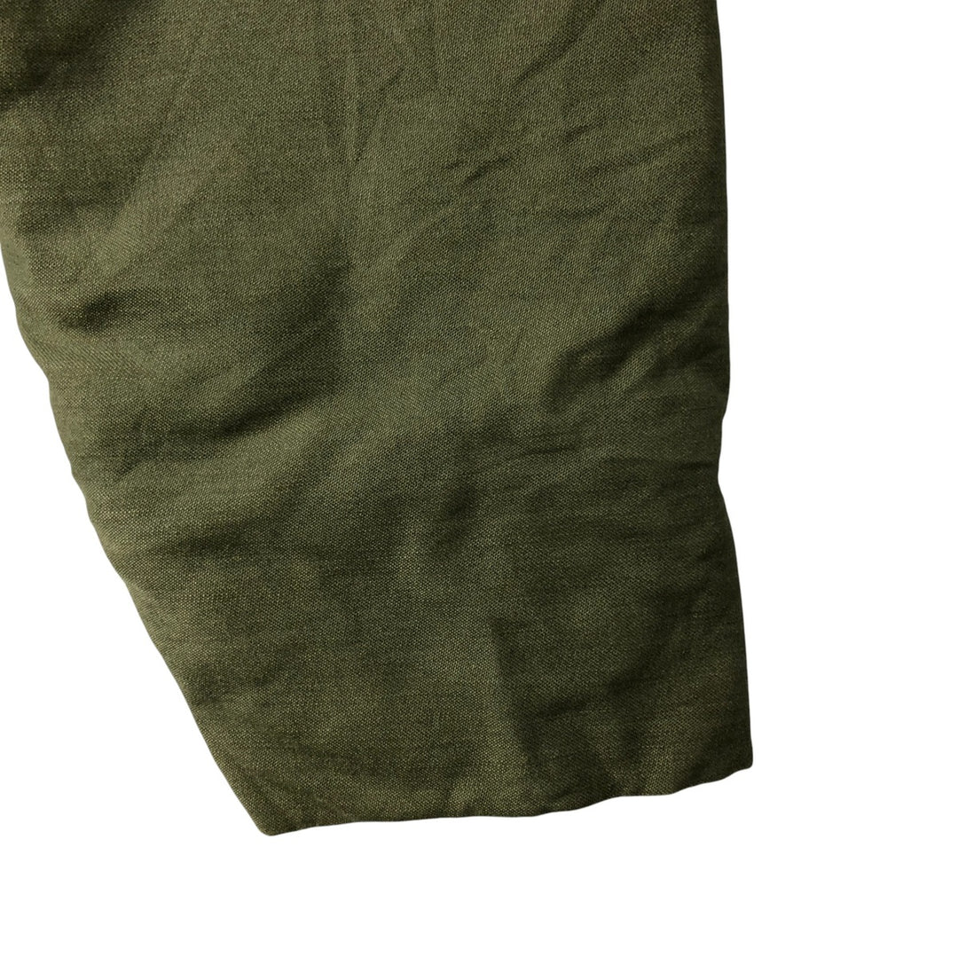 Authentic 1970'S US Navy A-2 Military Deck Jacket, Made in USA, Small (34-36), Men's Size Small, Vintage Nylon Khaki type Vintage Second Hand