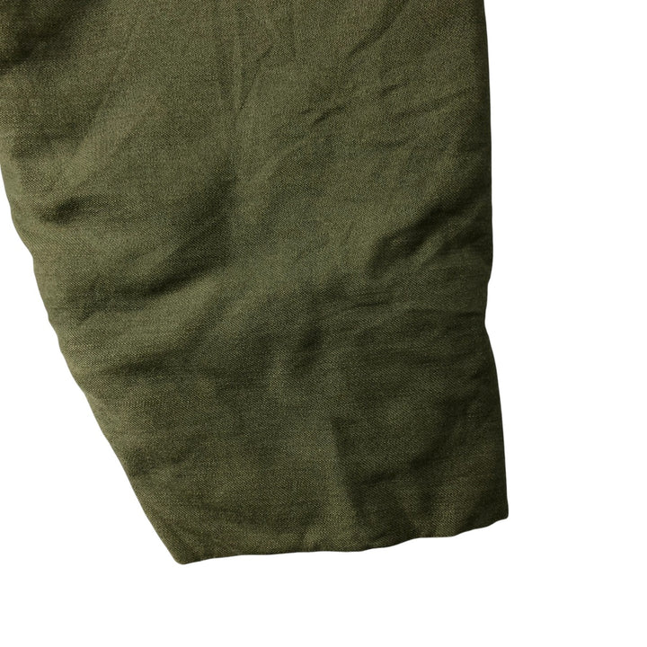 Authentic 1970'S US Navy A-2 Military Deck Jacket, Made in USA, Small (34-36), Men's Size Small, Vintage Nylon Khaki type Vintage Second Hand