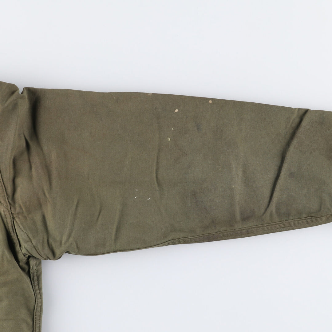 A-2 Military Deck Jacket, Men's Size M unclear Khaki type Vintage Second Hand