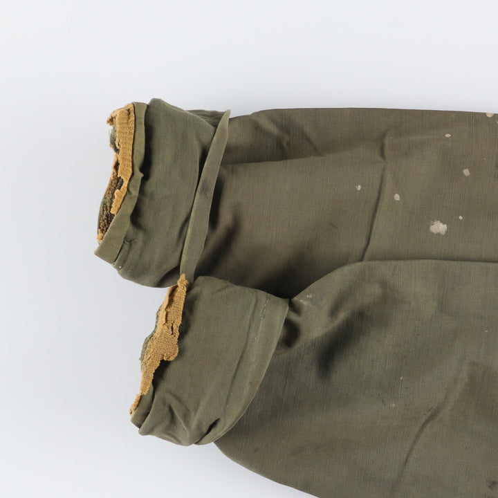 A-2 Military Deck Jacket, Men's Size M unclear Khaki type Vintage Second Hand