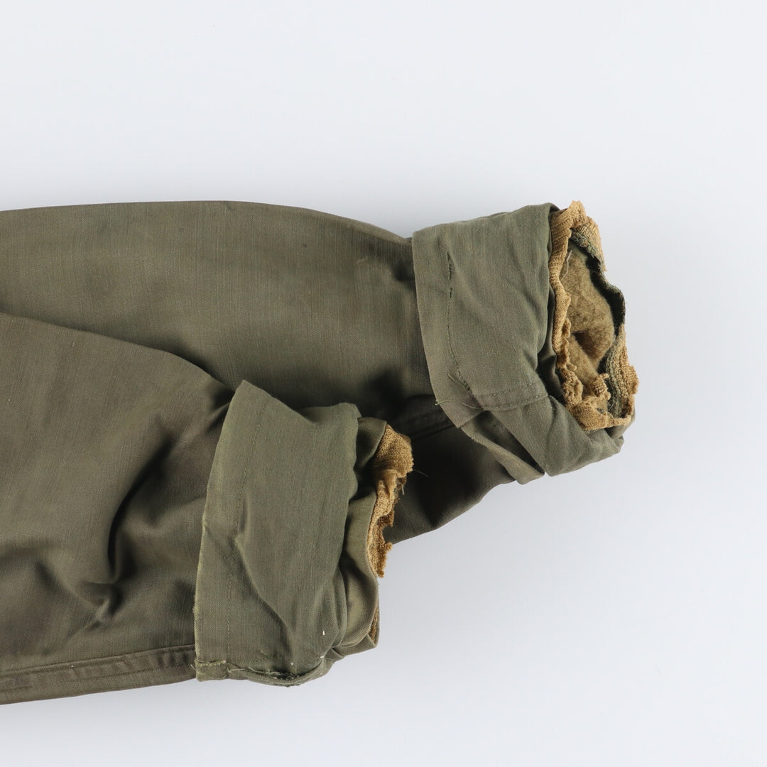 A-2 Military Deck Jacket, Men's Size M unclear Khaki type Vintage Second Hand