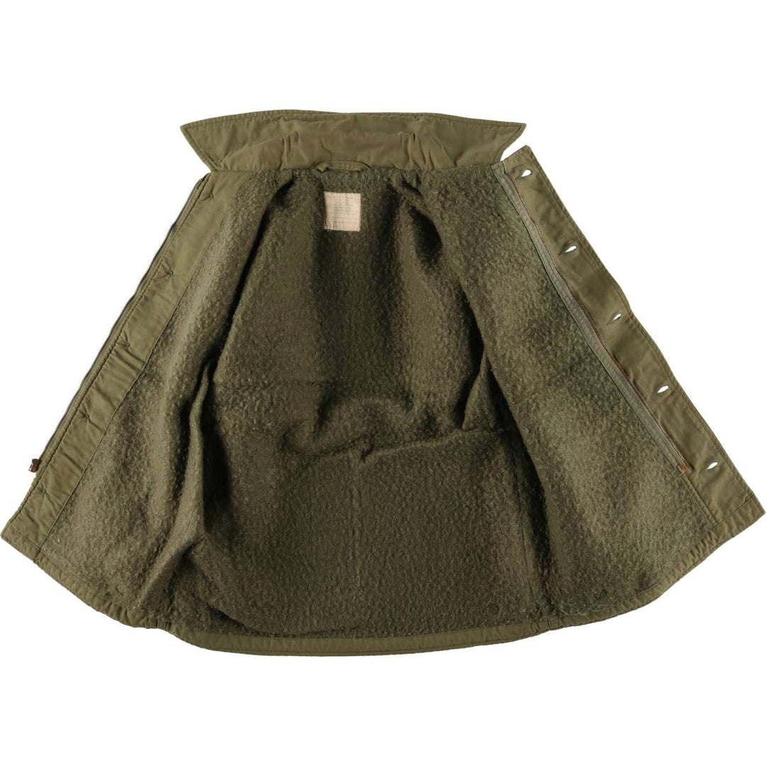 Authentic 1960'S US Navy A-2 Military Deck Jacket, Made in USA, Medium (38-40), Men's Size M, Vintage unclear Khaki type Vintage Second Hand