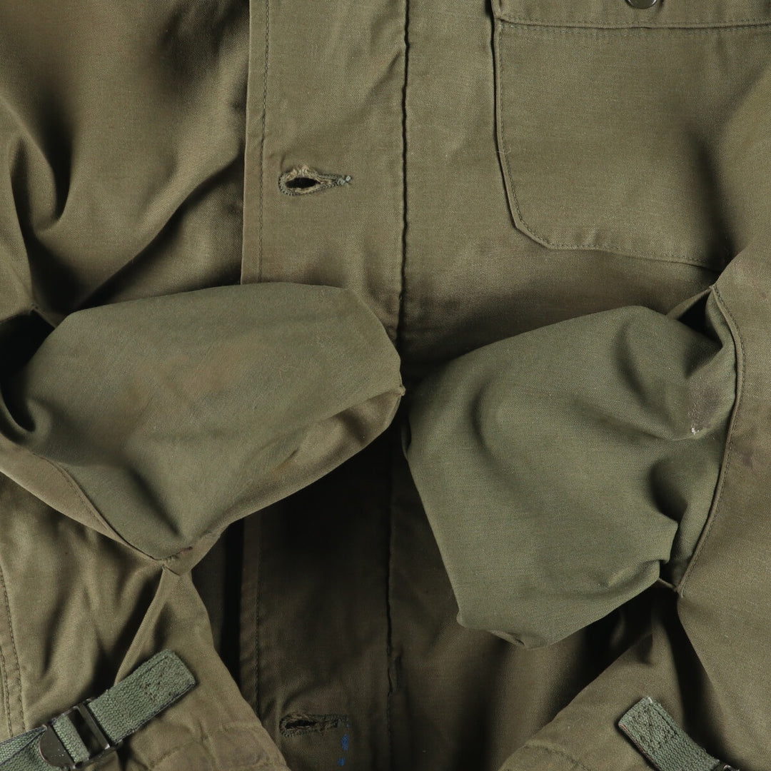 Authentic 1960'S US Navy A-2 Military Deck Jacket, Made in USA, Medium (38-40), Men's Size M, Vintage unclear Khaki type Vintage Second Hand