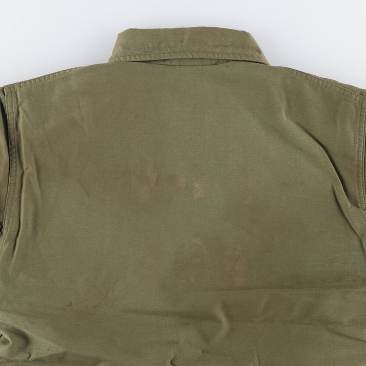 Authentic 1960'S US Navy A-2 Military Deck Jacket, Made in USA, Medium (38-40), Men's Size M, Vintage unclear Khaki type Vintage Second Hand