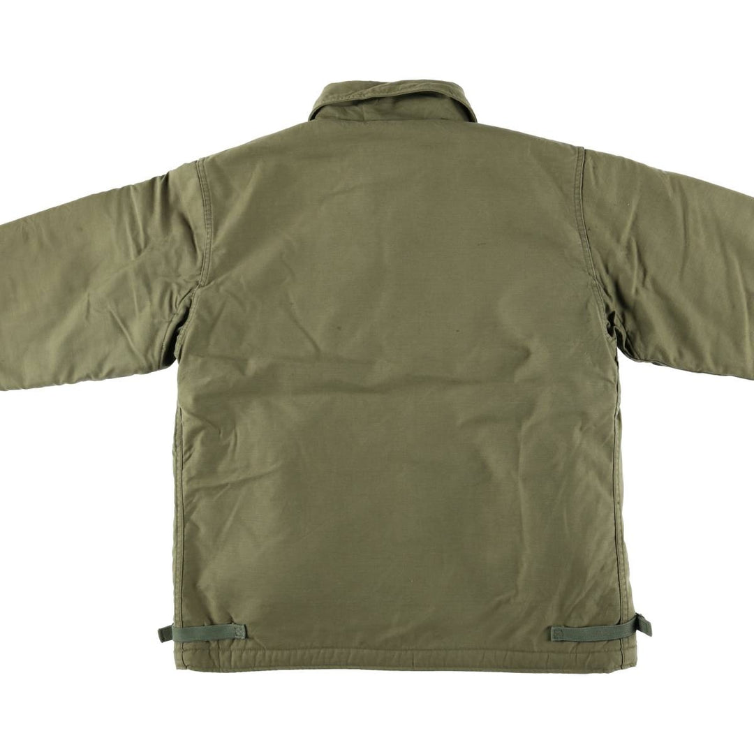 1970'S US Navy A-2 Military Deck Jacket, Made in USA, Large (1942-1944), Men's Size L, Vintage unclear Khaki type Vintage Second Hand