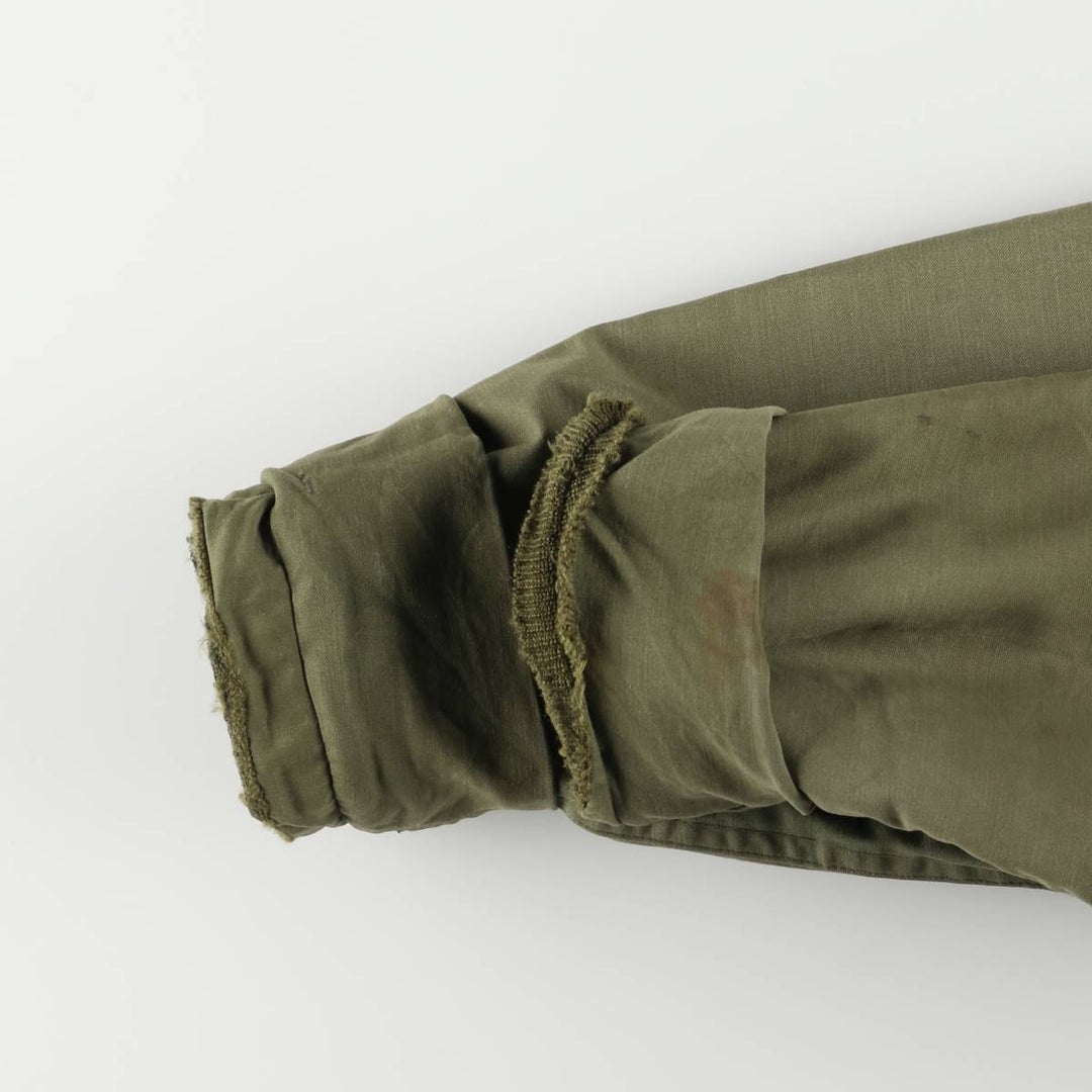 1970'S US Navy A-2 Military Deck Jacket, Made in USA, Large (1942-1944), Men's Size L, Vintage unclear Khaki type Vintage Second Hand