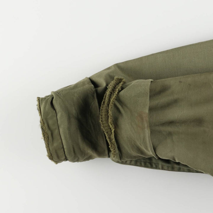 1970'S US Navy A-2 Military Deck Jacket, Made in USA, Large (1942-1944), Men's Size L, Vintage unclear Khaki type Vintage Second Hand