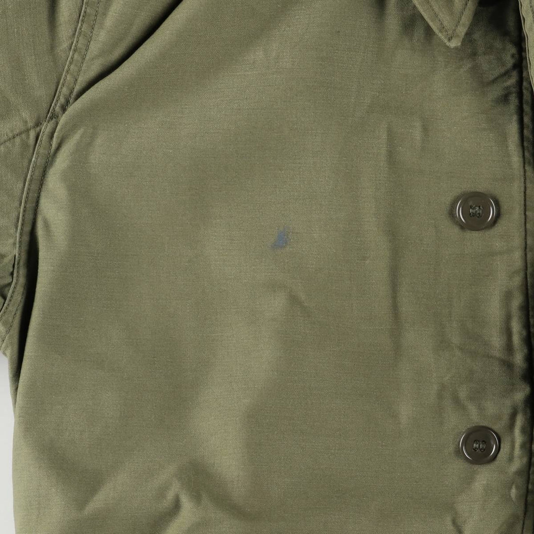 1970'S US Navy A-2 Military Deck Jacket, Made in USA, Large (1942-1944), Men's Size L, Vintage unclear Khaki type Vintage Second Hand