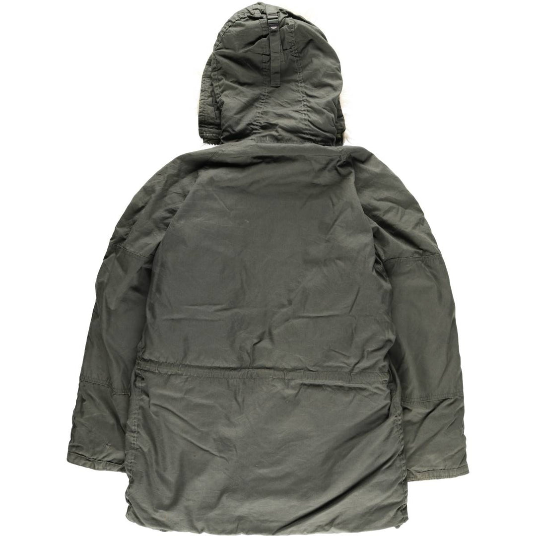 1980'S US Military N-3B Flight Jacket, Made in USA, Small, Men's Size Small, Vintage cotton Khaki type Vintage Second Hand