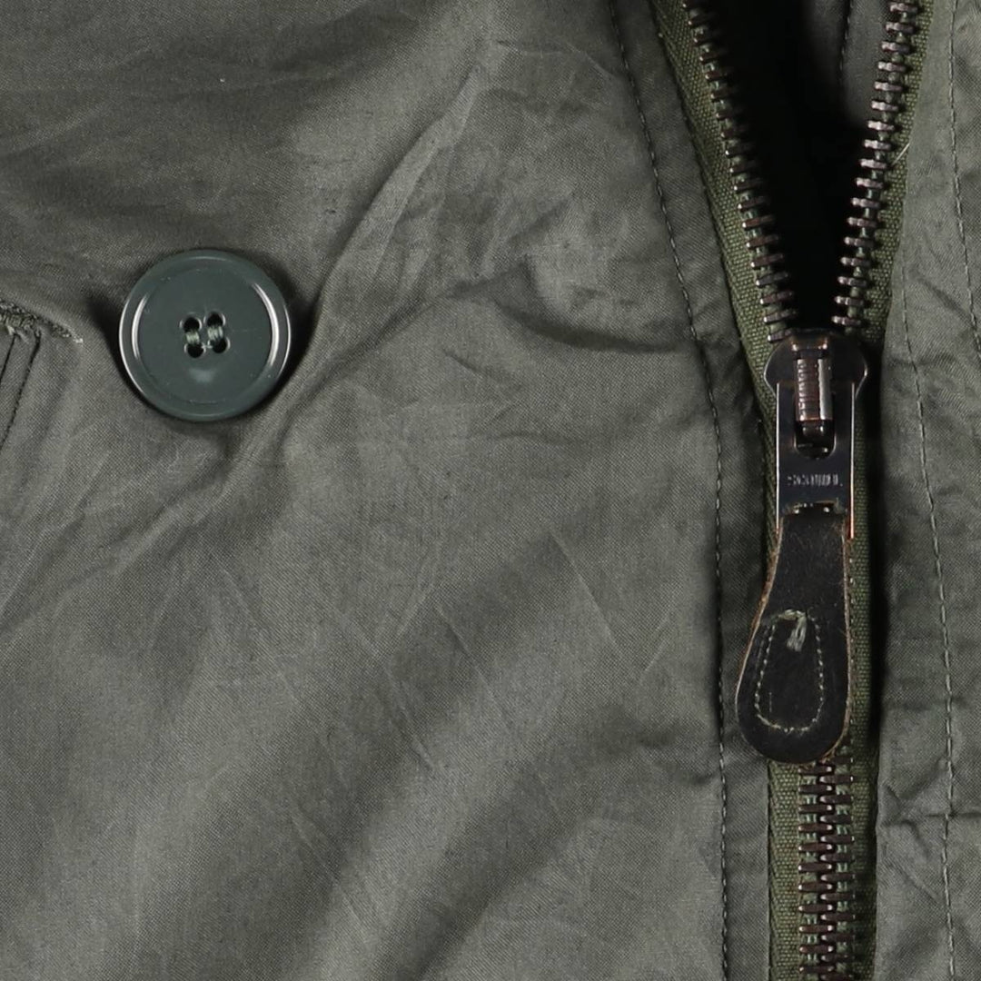 1980'S US Military N-3B Flight Jacket, Made in USA, Small, Men's Size Small, Vintage cotton Khaki type Vintage Second Hand