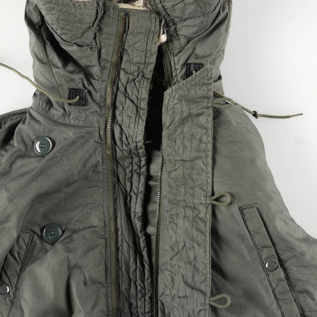 1980'S US Military N-3B Flight Jacket, Made in USA, Small, Men's Size Small, Vintage cotton Khaki type Vintage Second Hand