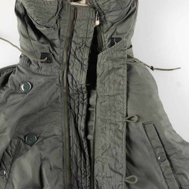 1980'S US Military N-3B Flight Jacket, Made in USA, Small, Men's Size Small, Vintage cotton Khaki type Vintage Second Hand