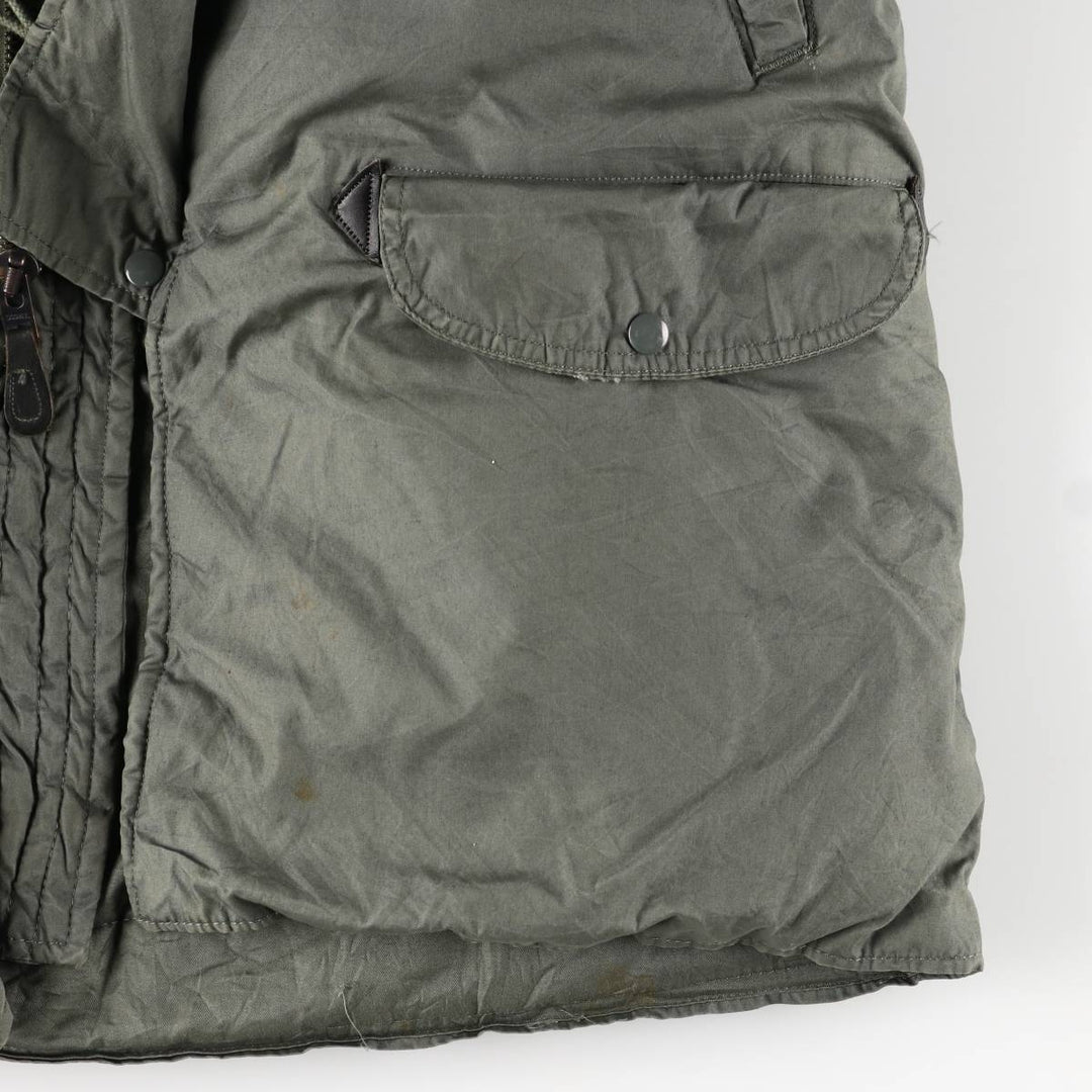 1980'S US Military N-3B Flight Jacket, Made in USA, Small, Men's Size Small, Vintage cotton Khaki type Vintage Second Hand