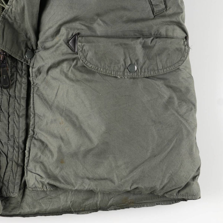 1980'S US Military N-3B Flight Jacket, Made in USA, Small, Men's Size Small, Vintage cotton Khaki type Vintage Second Hand