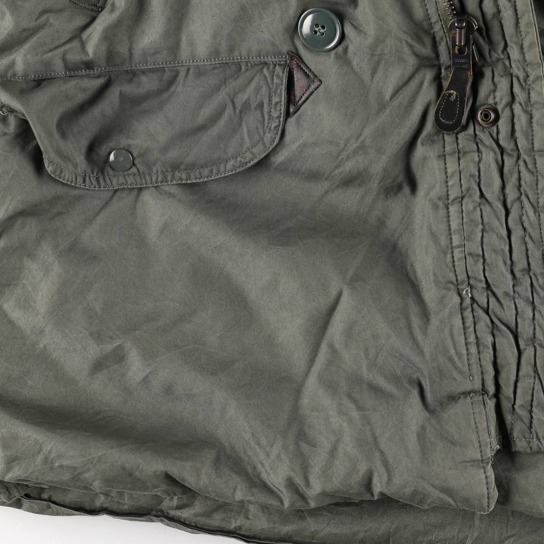 1980'S US Military N-3B Flight Jacket, Made in USA, Small, Men's Size Small, Vintage cotton Khaki type Vintage Second Hand