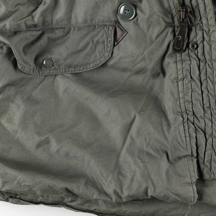 1980'S US Military N-3B Flight Jacket, Made in USA, Small, Men's Size Small, Vintage cotton Khaki type Vintage Second Hand
