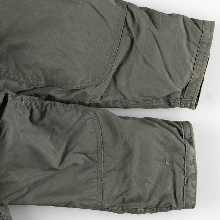 1980'S US Military N-3B Flight Jacket, Made in USA, Small, Men's Size Small, Vintage cotton Khaki type Vintage Second Hand