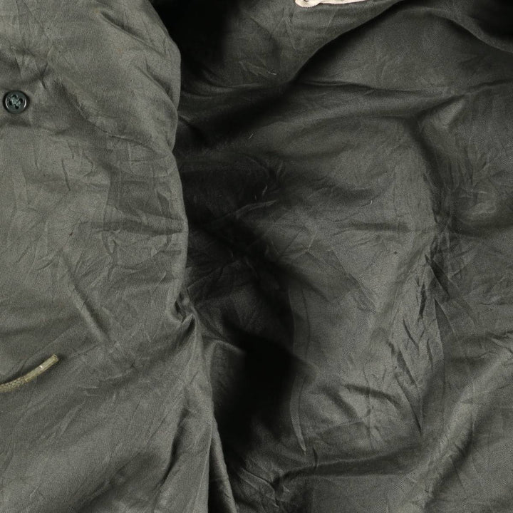 1980'S US Military N-3B Flight Jacket, Made in USA, Small, Men's Size Small, Vintage cotton Khaki type Vintage Second Hand