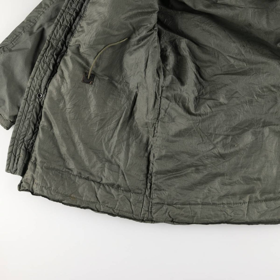 1980'S US Military N-3B Flight Jacket, Made in USA, Small, Men's Size Small, Vintage cotton Khaki type Vintage Second Hand