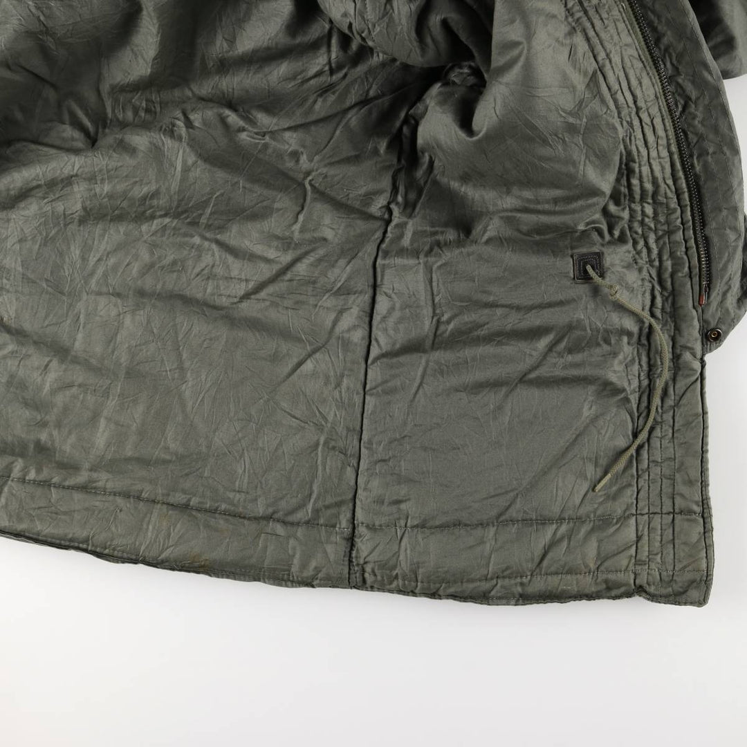 1980'S US Military N-3B Flight Jacket, Made in USA, Small, Men's Size Small, Vintage cotton Khaki type Vintage Second Hand