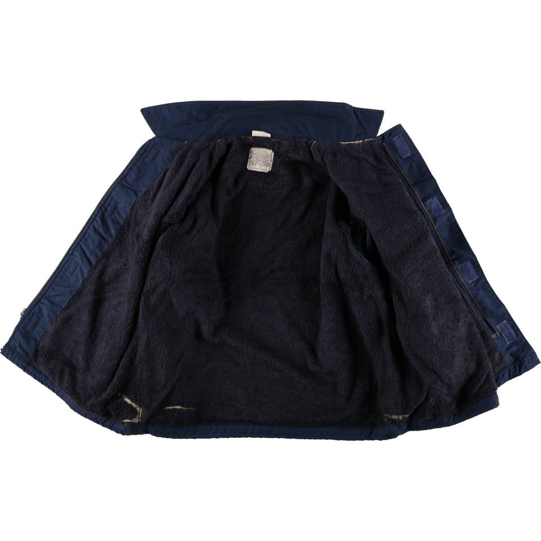 1990'S US Military Aramid Deck Jacket, Made in USA, XX-LARGE (50-52), Men's XXL Aramid navy blue type Vintage Second Hand