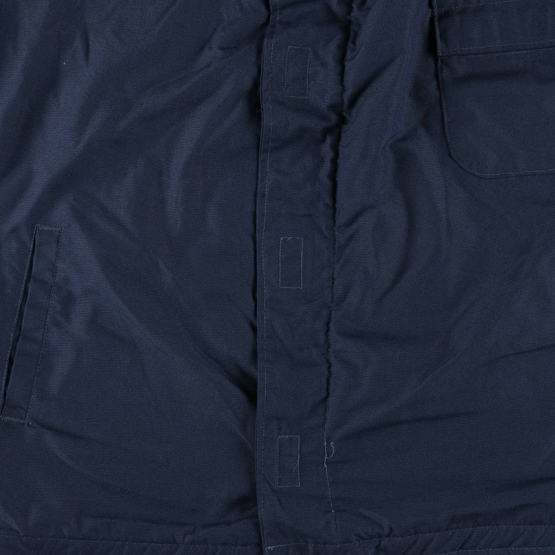 1990'S US Military Aramid Deck Jacket, Made in USA, XX-LARGE (50-52), Men's XXL Aramid navy blue type Vintage Second Hand