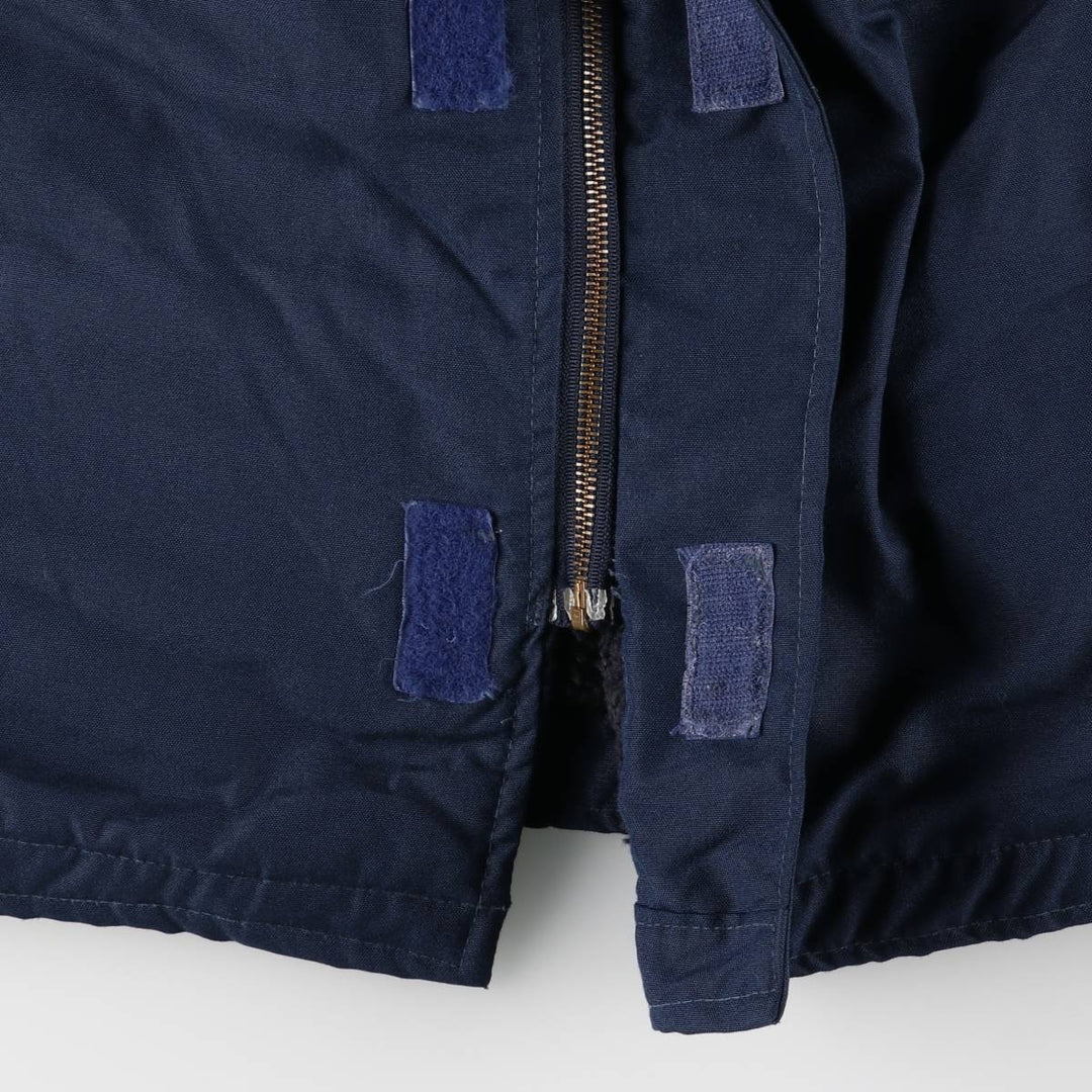 1990'S US Military Aramid Deck Jacket, Made in USA, XX-LARGE (50-52), Men's XXL Aramid navy blue type Vintage Second Hand