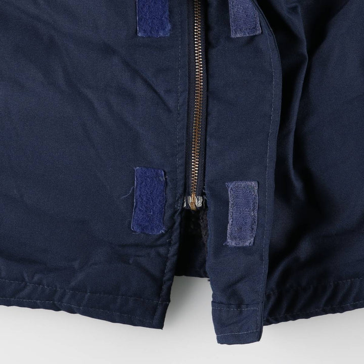 1990'S US Military Aramid Deck Jacket, Made in USA, XX-LARGE (50-52), Men's XXL Aramid navy blue type Vintage Second Hand
