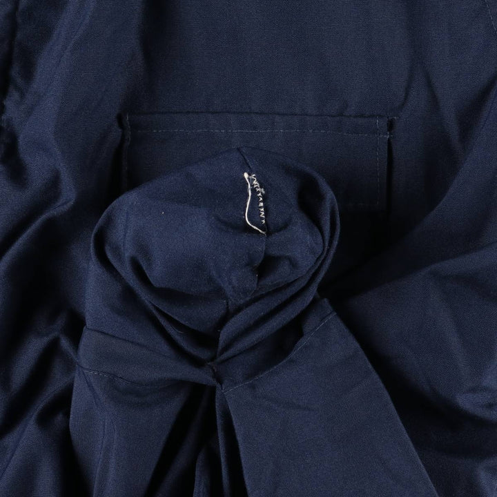 1990'S US Military Aramid Deck Jacket, Made in USA, XX-LARGE (50-52), Men's XXL Aramid navy blue type Vintage Second Hand