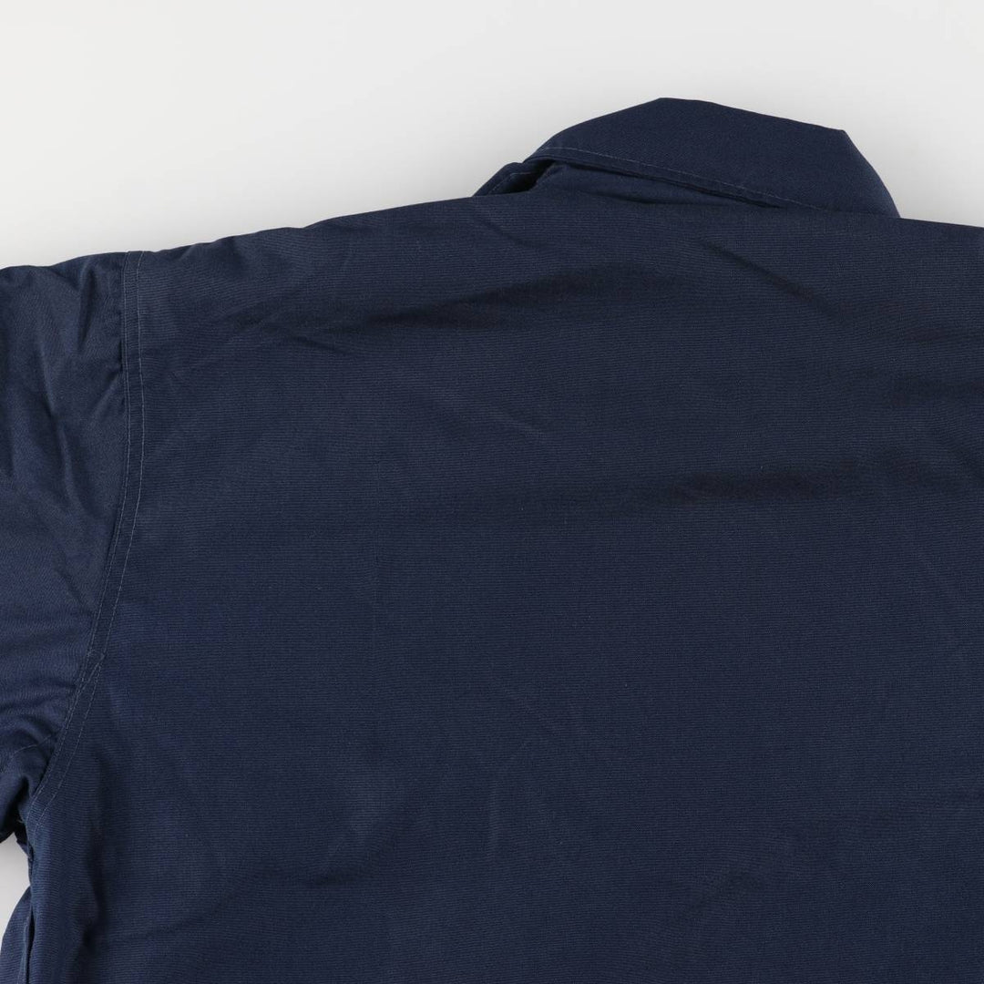 1990'S US Military Aramid Deck Jacket, Made in USA, XX-LARGE (50-52), Men's XXL Aramid navy blue type Vintage Second Hand