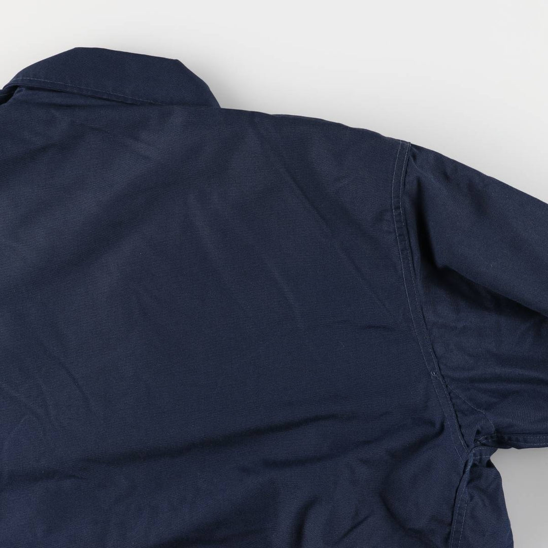 1990'S US Military Aramid Deck Jacket, Made in USA, XX-LARGE (50-52), Men's XXL Aramid navy blue type Vintage Second Hand
