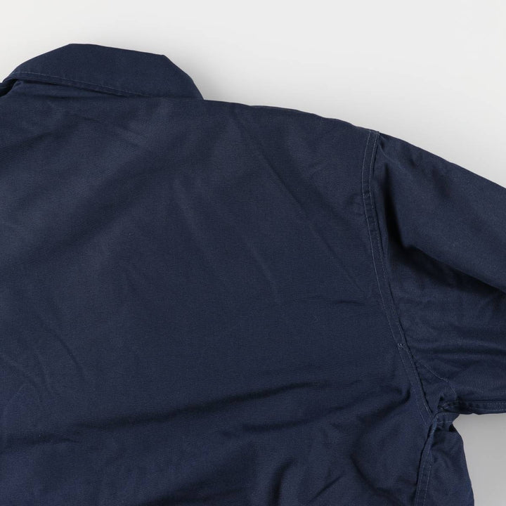 1990'S US Military Aramid Deck Jacket, Made in USA, XX-LARGE (50-52), Men's XXL Aramid navy blue type Vintage Second Hand