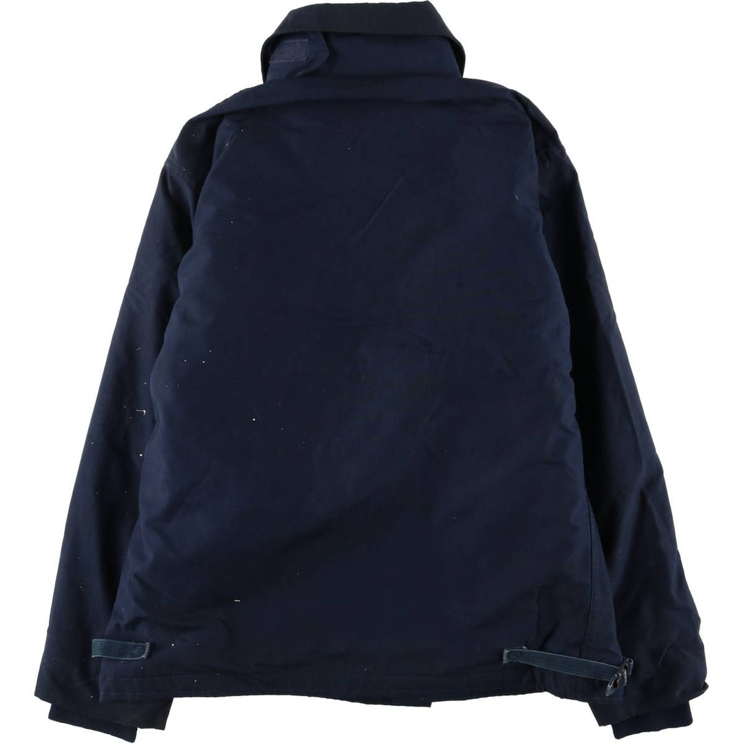 US Military Aramid Deck Jacket, Made in USA, Men's Size L unclear navy blue type Vintage Second Hand