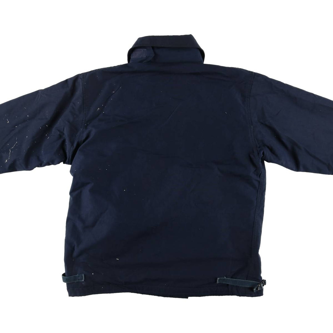 US Military Aramid Deck Jacket, Made in USA, Men's Size L unclear navy blue type Vintage Second Hand