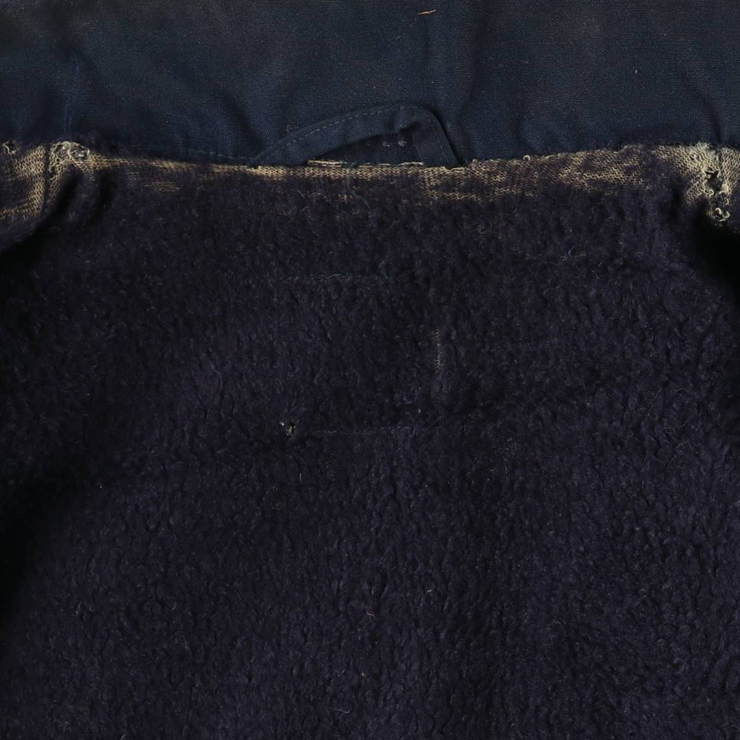 US Military Aramid Deck Jacket, Made in USA, Men's Size L unclear navy blue type Vintage Second Hand