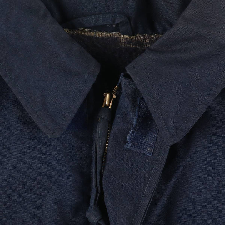 US Military Aramid Deck Jacket, Made in USA, Men's Size L unclear navy blue type Vintage Second Hand