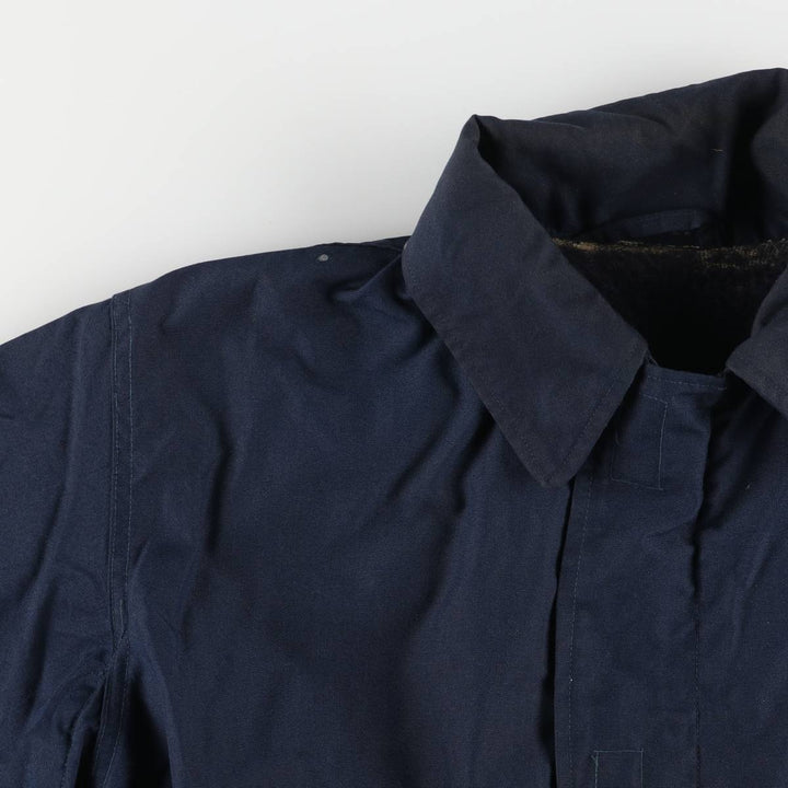 US Military Aramid Deck Jacket, Made in USA, Men's Size L unclear navy blue type Vintage Second Hand