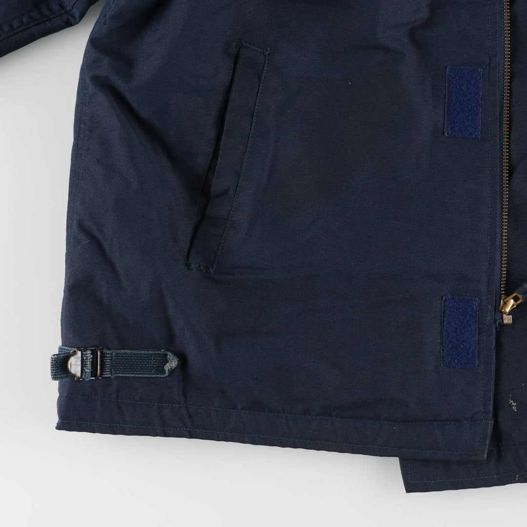 US Military Aramid Deck Jacket, Made in USA, Men's Size L unclear navy blue type Vintage Second Hand