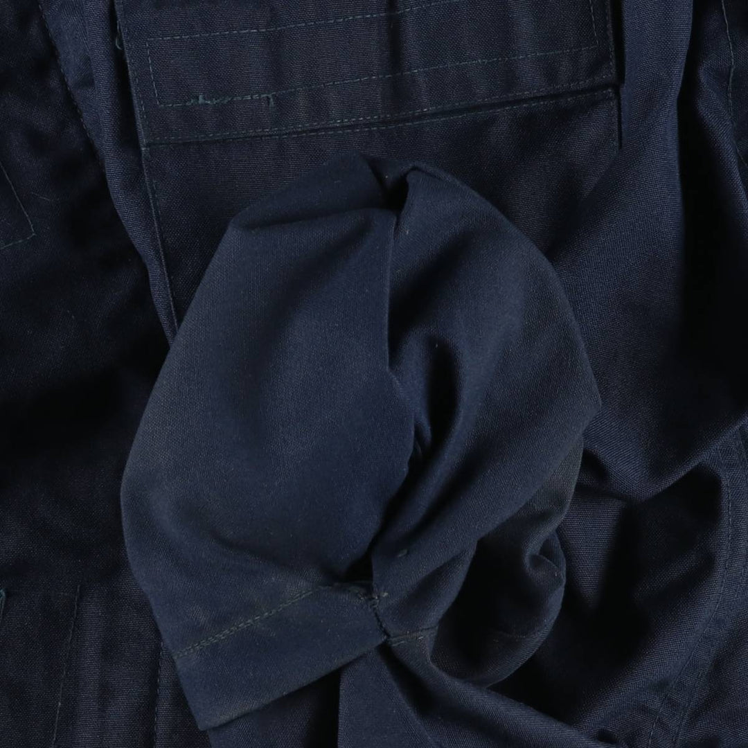 US Military Aramid Deck Jacket, Made in USA, Men's Size L unclear navy blue type Vintage Second Hand