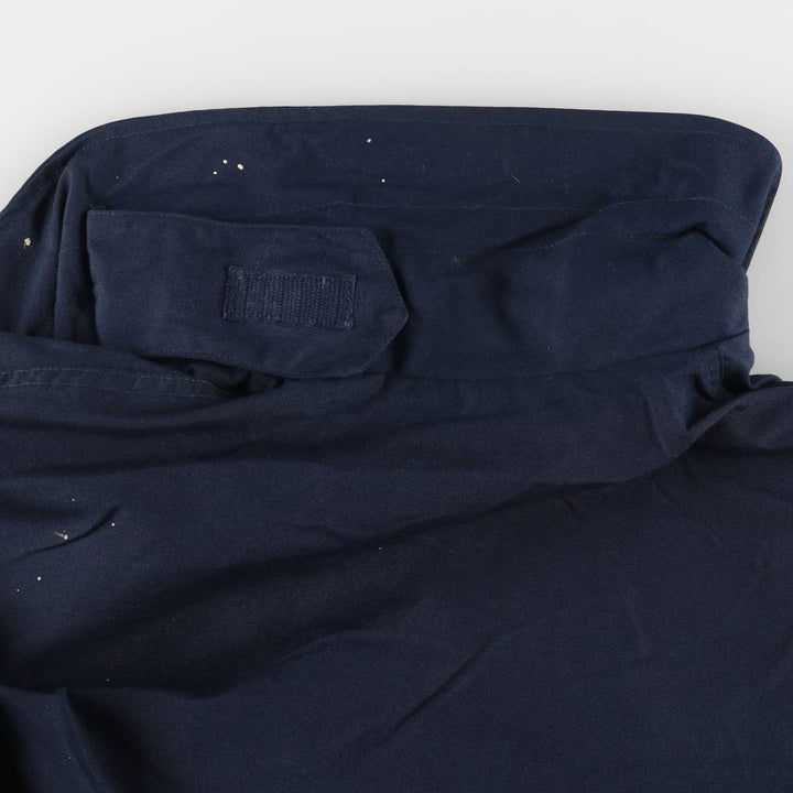 US Military Aramid Deck Jacket, Made in USA, Men's Size L unclear navy blue type Vintage Second Hand