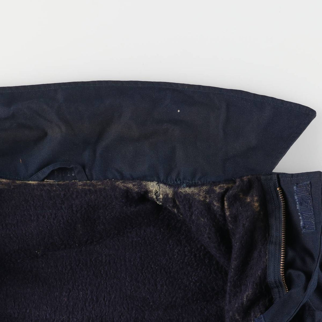 US Military Aramid Deck Jacket, Made in USA, Men's Size L unclear navy blue type Vintage Second Hand